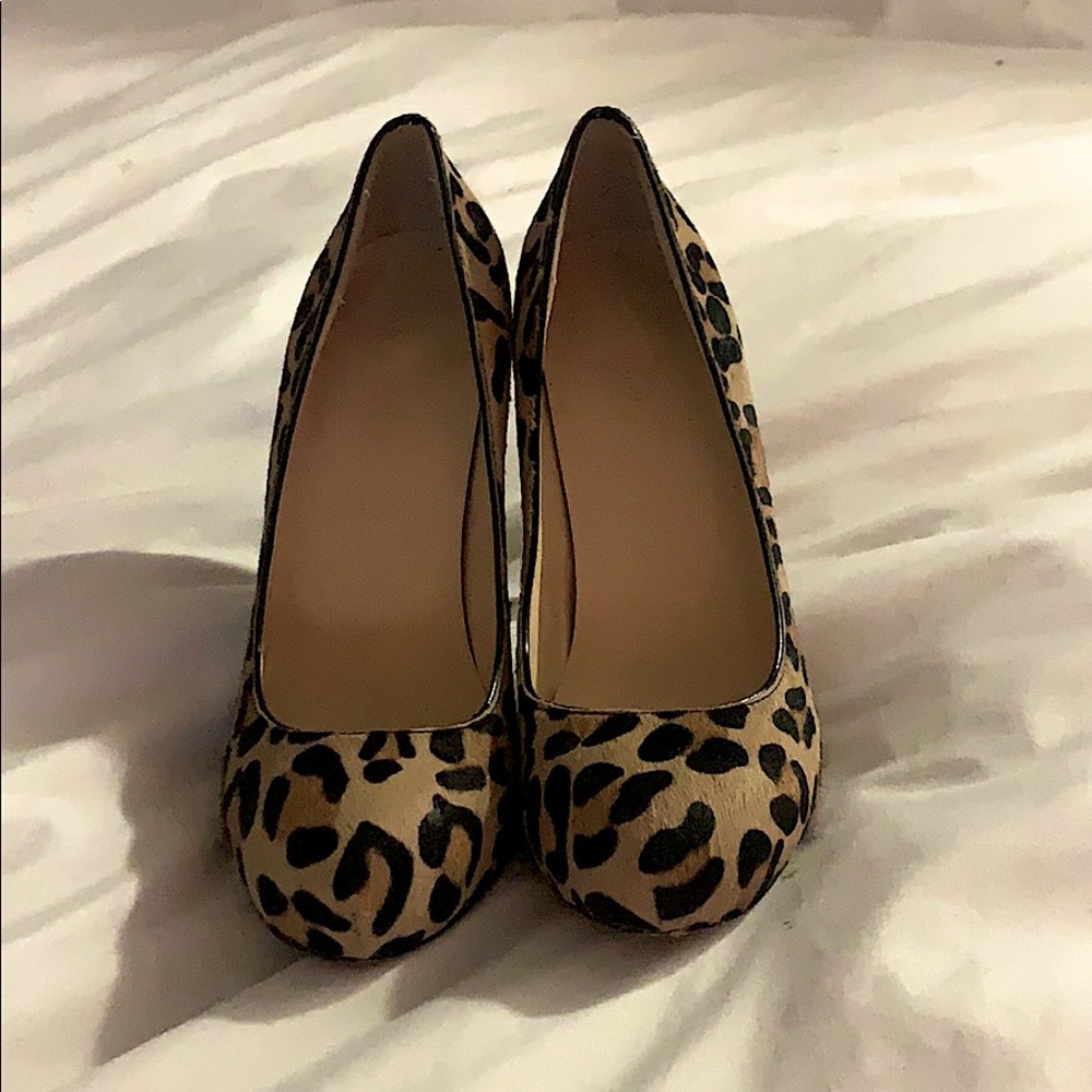 Leopard print heels